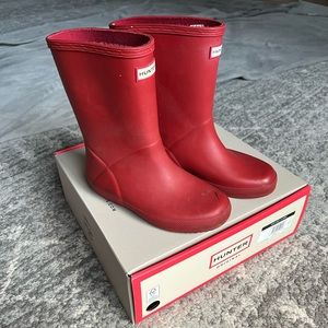 Hunter Boots Military Red US13